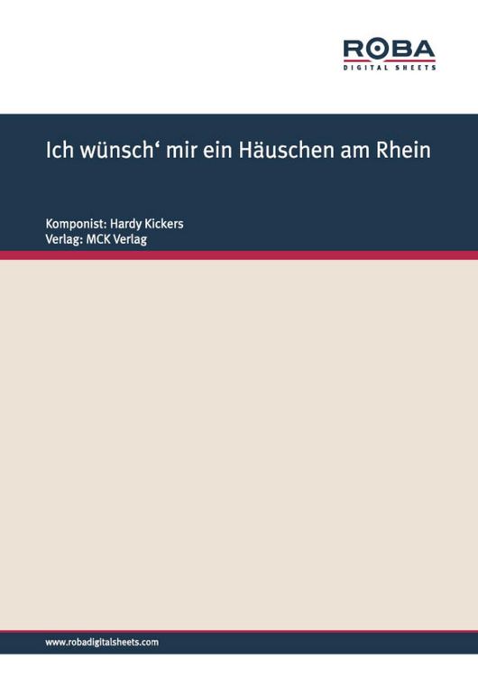 Produktbild: Ich w&uuml;nsch' mir ein H&auml;uschen am Rhein