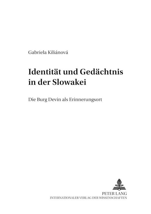 Produktbild: Identit&auml;t und Ged&auml;chtnis in der Slowakei