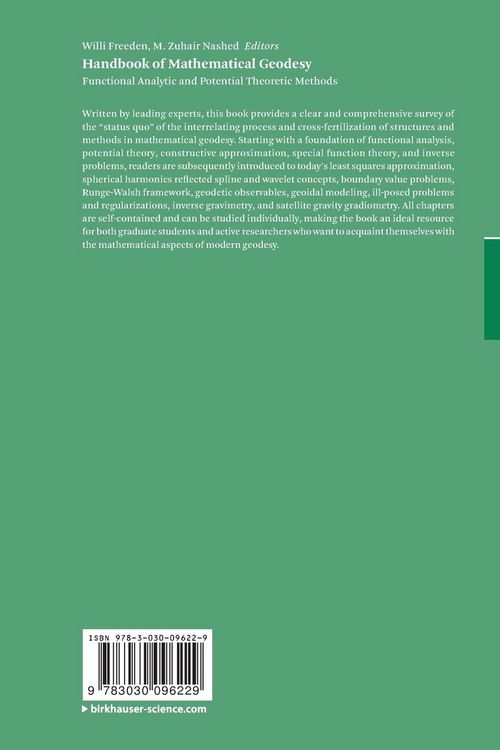 Produktbild: Handbook of Mathematical Geodesy