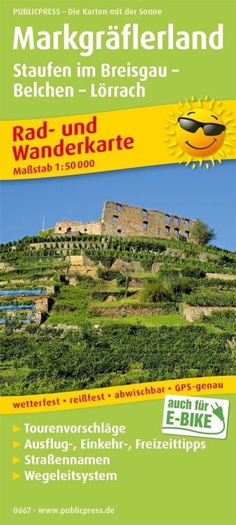 Produktbild: Markgräflerland, Staufen im Breisgau - Belchen - Lörrach 1:50 000
