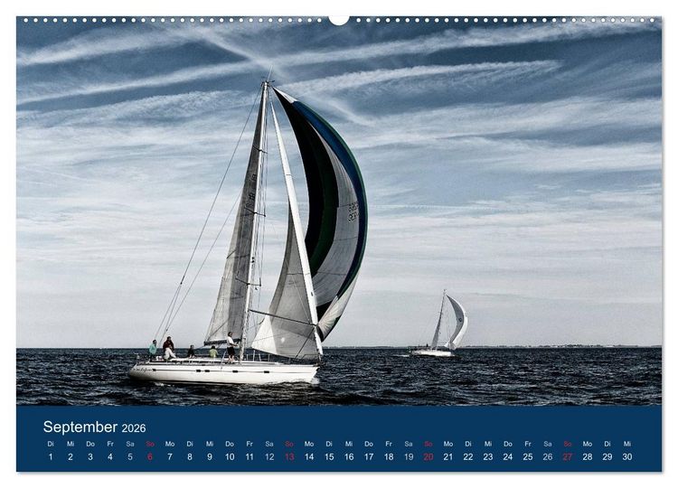 Produktbild: Segelregatta (Wandkalender 2026 DIN A2 quer), CALVENDO Monatskalender