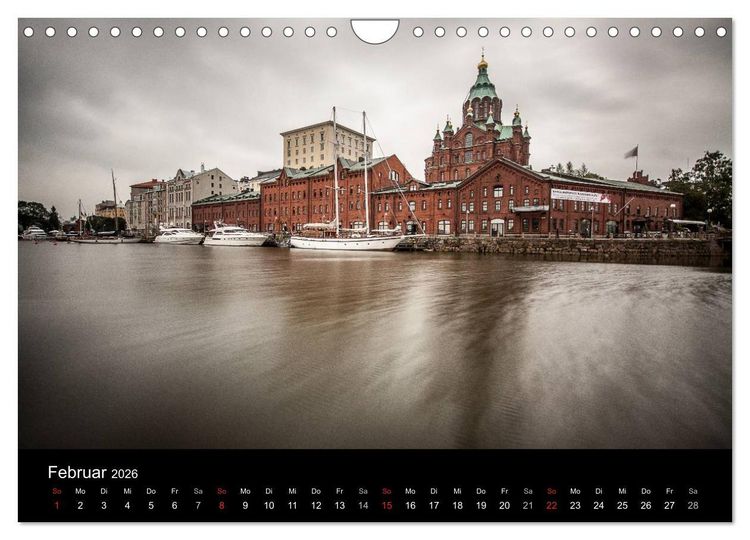 Produktbild: Helsinki / Besuchen - Entdecken - Erleben (Wandkalender 2026 DIN A4 quer), CALVENDO Monatskalender