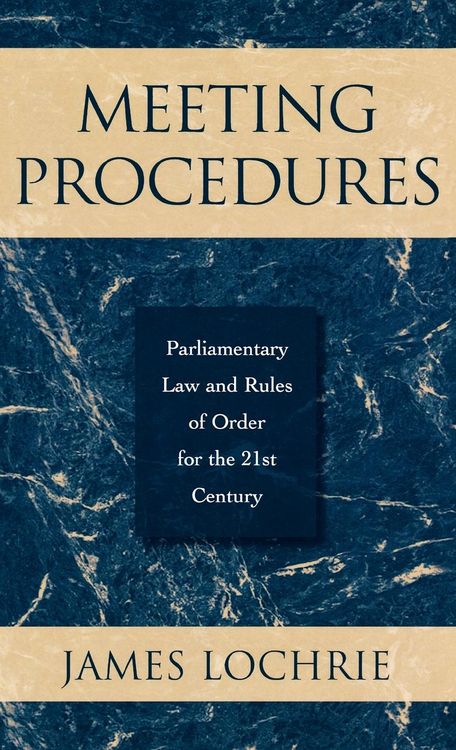 Produktbild: Meeting Procedures