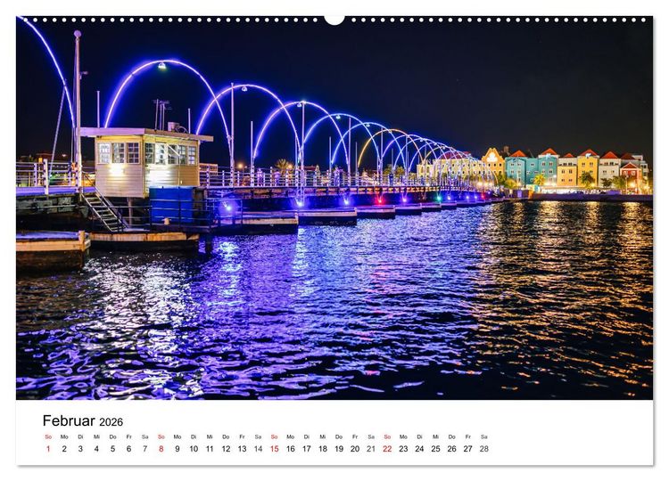 Produktbild: Traumziele Karibik (hochwertiger Premium Wandkalender 2026 DIN A2 quer), Kunstdruck in Hochglanz