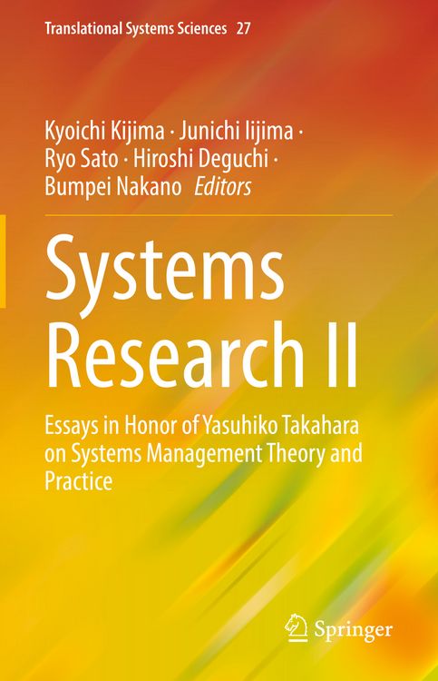 Produktbild: Systems Research II