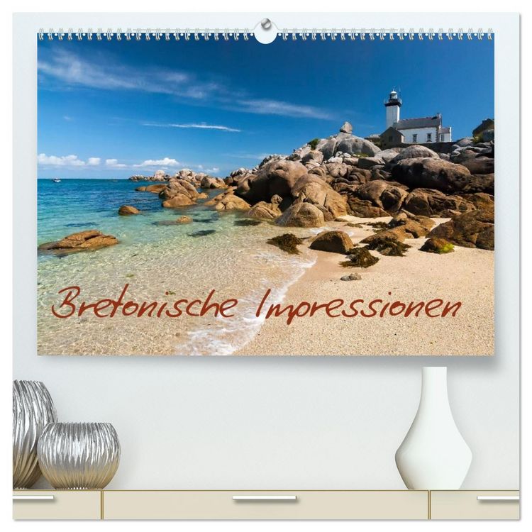 Produktbild: Bretonische Impressionen (hochwertiger Premium Wandkalender 2026 DIN A2 quer), Kunstdruck in Hochglanz