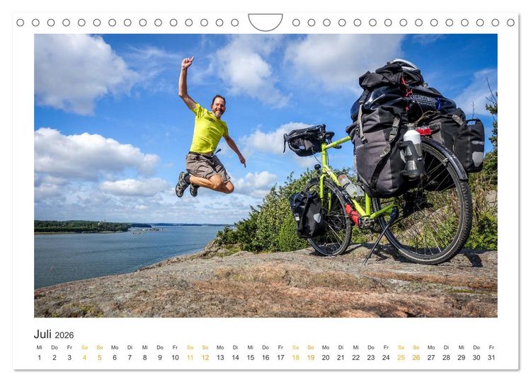 Produktbild: Radreisegl&uuml;ck Ostsee (Wandkalender 2026 DIN A4 quer), CALVENDO Monatskalender