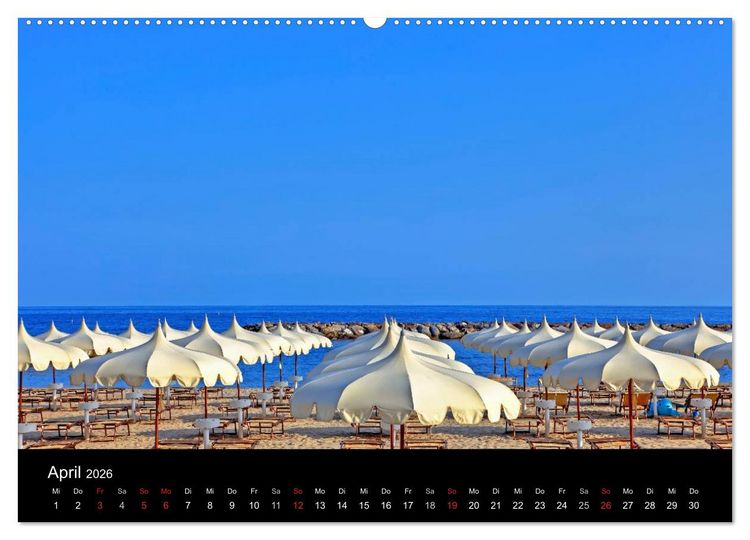 Produktbild: Ligurien - die italienische Riviera (Wandkalender 2026 DIN A2 quer), CALVENDO Monatskalender