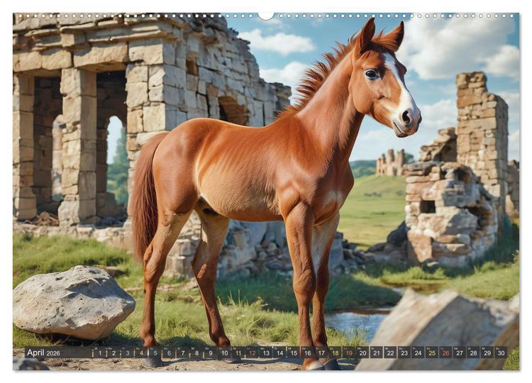 Produktbild: Sch&ouml;ne wilde Mustangs (Wandkalender 2026 DIN A2 quer), CALVENDO Monatskalender