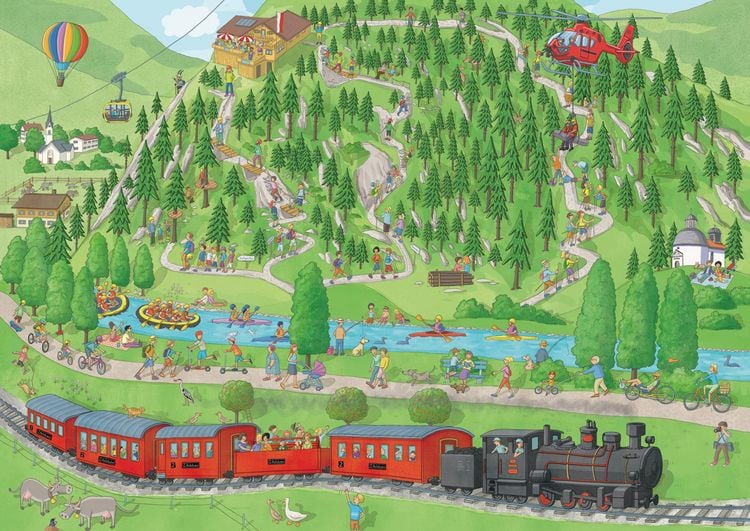 Produktbild: Unser Mayrhofen im Zillertal Wimmelbuch