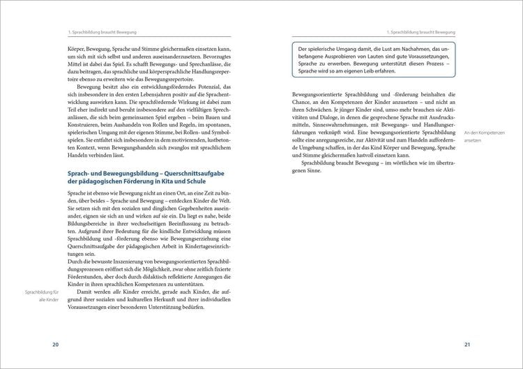 Produktbild: Handbuch Sprache und Bewegung