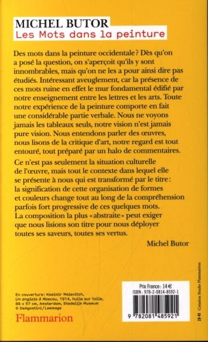Produktbild: Les mots dans la peinture