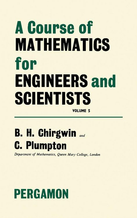 Produktbild: A Course of Mathematics for Engineerings and Scientists