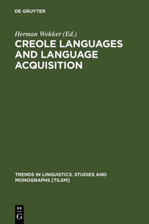 Produktbild: Creole Languages and Language Acquisition