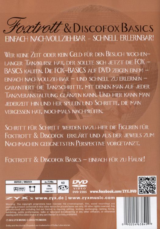 Produktbild: Foxtrott & Discofox Basics - Einfach f&uuml;r zu Hause