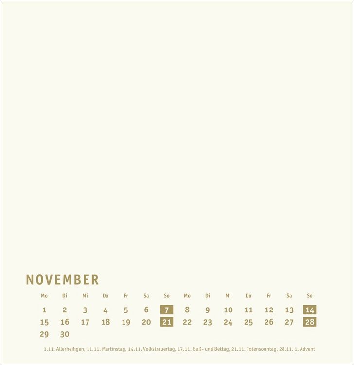 Produktbild: Premium-Bastelkalender gold gro&szlig; 2027