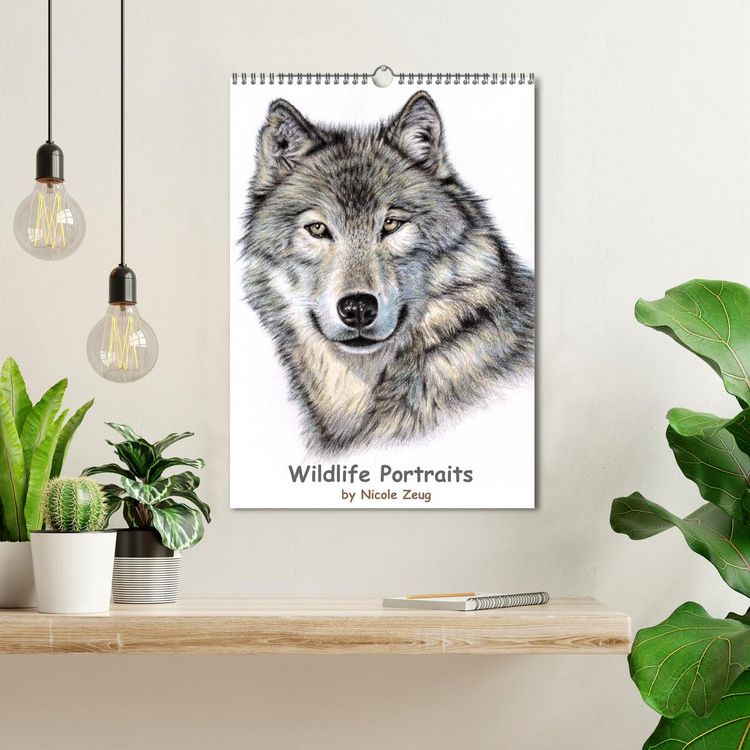 Produktbild: Wildlife Portraits (Wandkalender 2026 DIN A3 hoch), CALVENDO Monatskalender