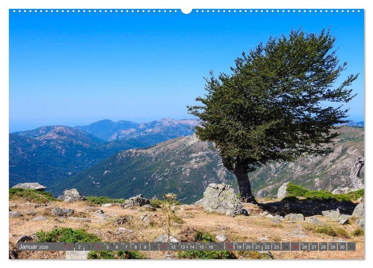 Produktbild: Weitwandern auf Korsika GR 20 (hochwertiger Premium Wandkalender 2026 DIN A2 quer), Kunstdruck in Hochglanz