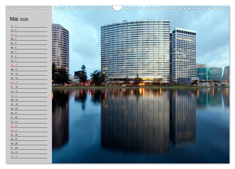 Produktbild: Kalifornien. Die goldene Westk&uuml;ste (Wandkalender 2026 DIN A3 quer), CALVENDO Monatskalender