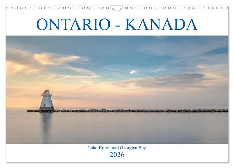Produktbild: Ontario Kanada, Lake Huron und Georgian Bay (Wandkalender 2026 DIN A3 quer), CALVENDO Monatskalender