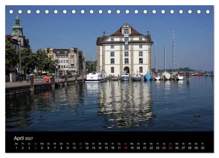 Produktbild: Faszination Bodensee (Tischkalender 2027 DIN A5 quer), CALVENDO Monatskalender