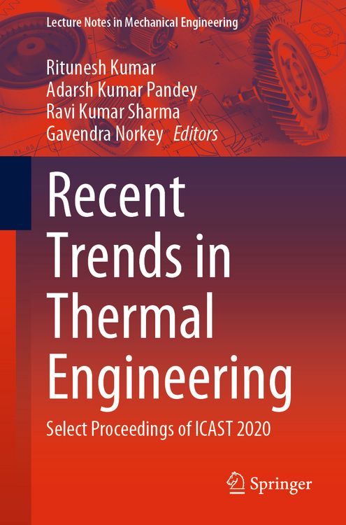 Produktbild: Recent Trends in Thermal Engineering