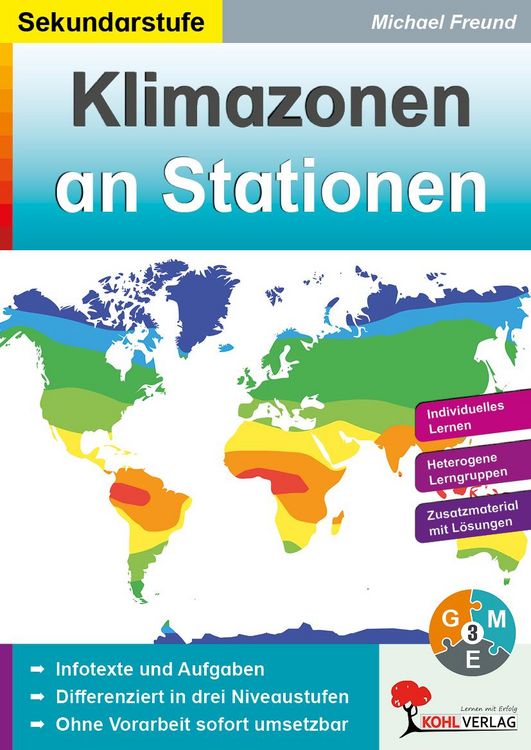 Produktbild: Klimazonen an Stationen