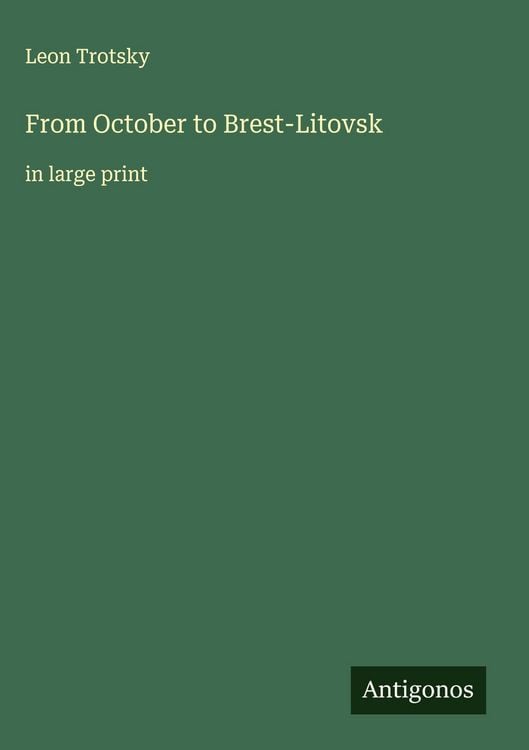 Produktbild: From October to Brest-Litovsk