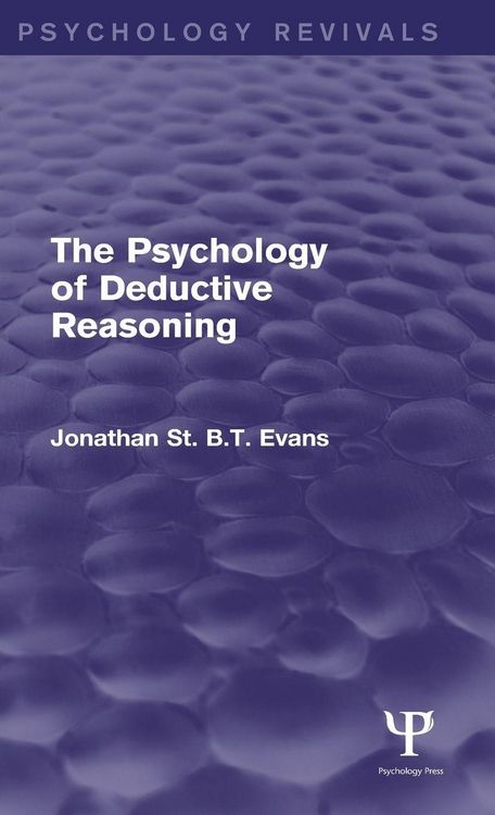 Produktbild: The Psychology of Deductive Reasoning (Psychology Revivals)