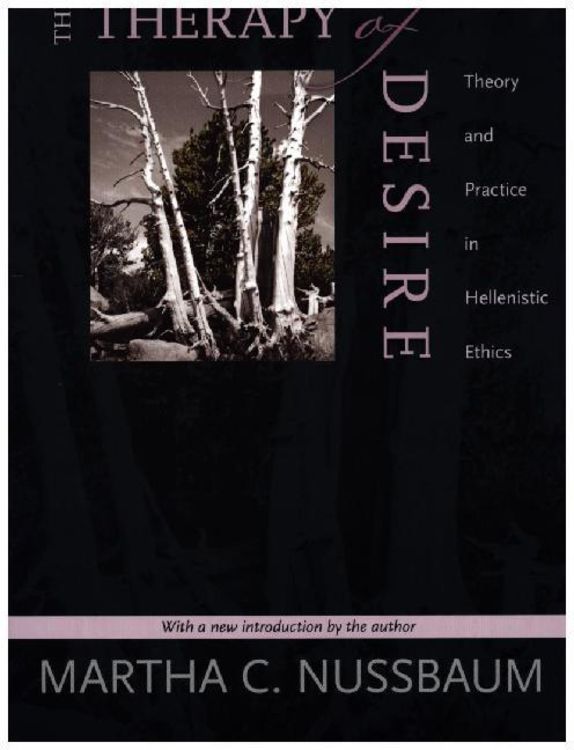Bild vom Artikel Nussbaum, M: The Therapy of Desire vom Autor Martha C. Nussbaum