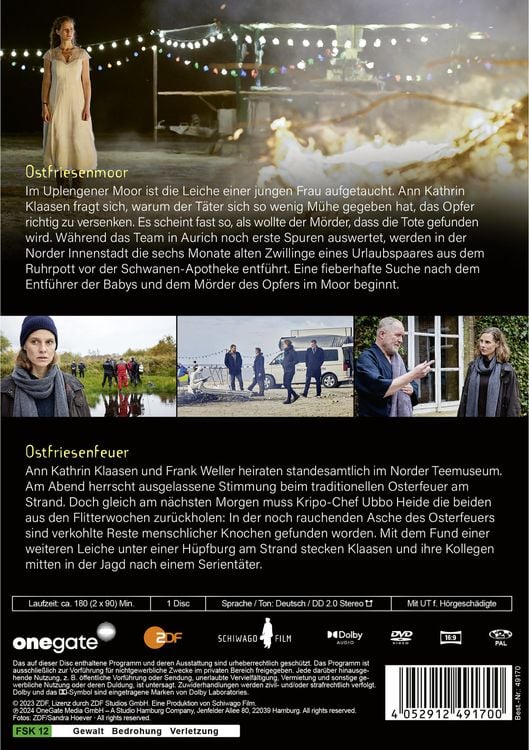 Produktbild: Ostfrieslandkrimi 4: Ostfriesenmoor / Ostfriesenfeuer