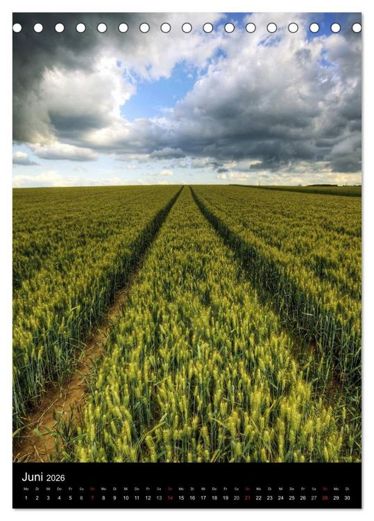 Produktbild: Landschaften (Tischkalender 2026 DIN A5 hoch), CALVENDO Monatskalender