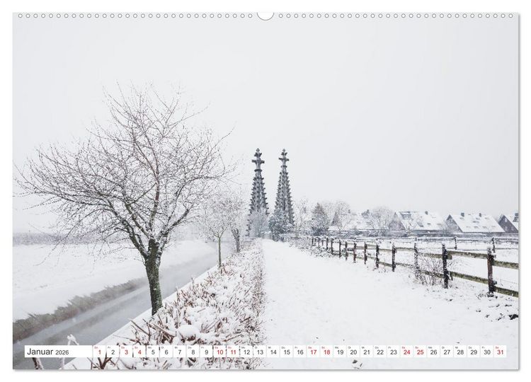 Produktbild: K&ouml;ln Widdersdorf - Bl&uuml;tentr&auml;ume und l&auml;ndliche Idylle (hochwertiger Premium Wandkalender 2026 DIN A2 quer), Kunstdruck in Hochglanz