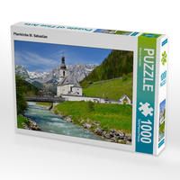 Produktbild: CALVENDO Puzzle Pfarrkirche St. Sebastian 1000 Teile Lege-Gr&ouml;&szlig;e 64 x 48 cm Foto-Puzzle Bild von Werner Prescher