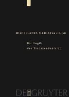 Produktbild: Die Logik des Transzendentalen