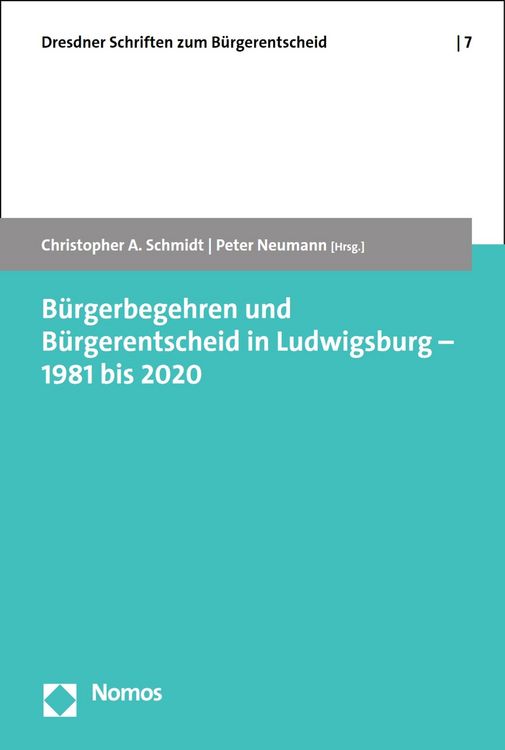 Produktbild: B&uuml;rgerbegehren und B&uuml;rgerentscheid in Ludwigsburg - 1981 bis 2020