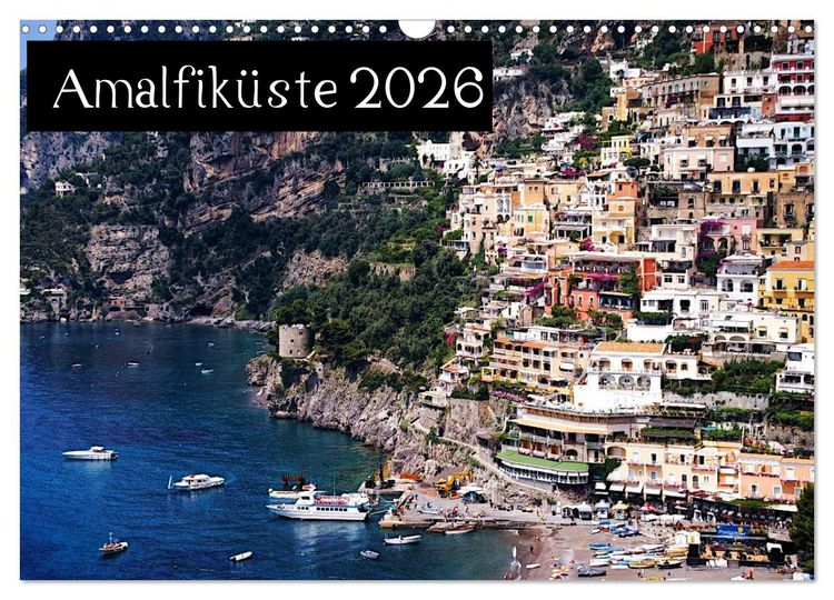 Produktbild: Amalfik&uuml;ste 2026 (Wandkalender 2026 DIN A3 quer), CALVENDO Monatskalender