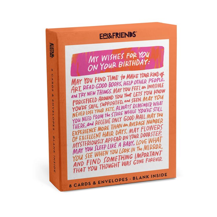 Produktbild: My Wishes for You Birthday Cards Boxed-Set