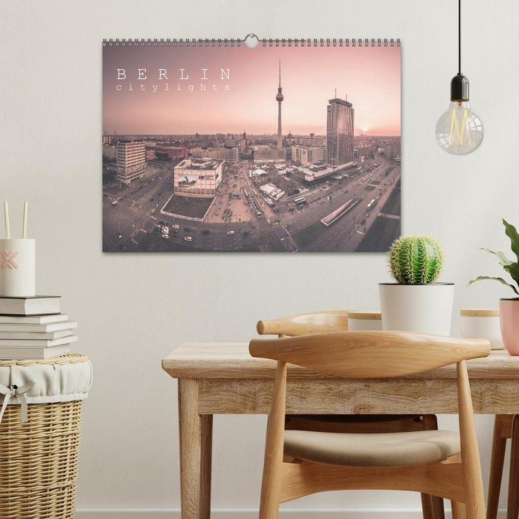 Produktbild: Berlin Citylights (Wandkalender 2026 DIN A3 quer), CALVENDO Monatskalender