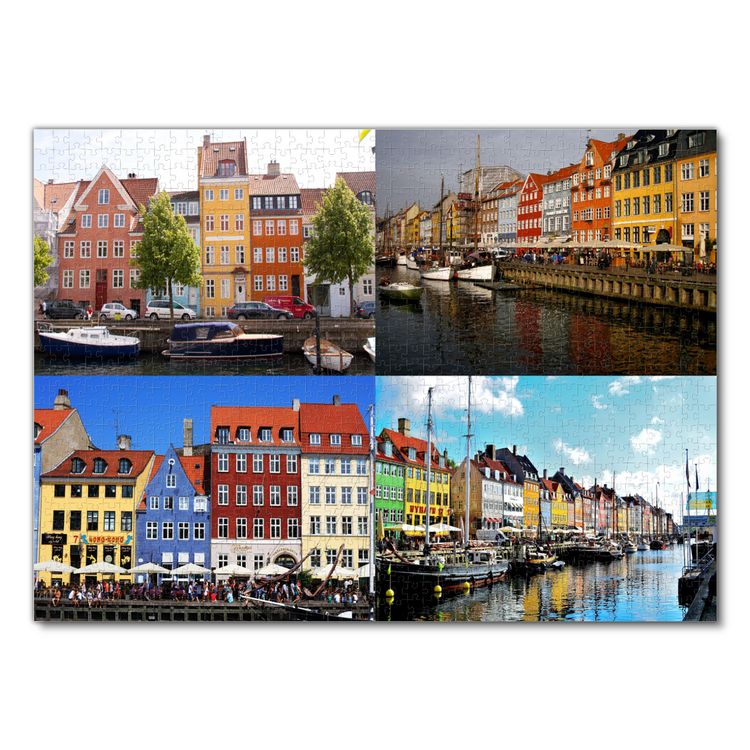 Produktbild: Lais Puzzle Collage Kopenhagen 1000 Teile