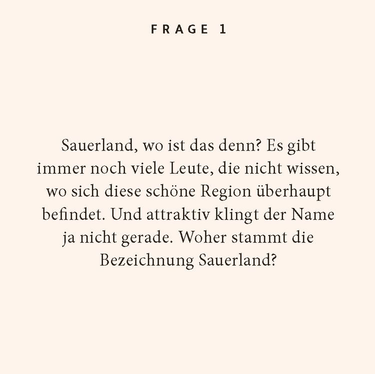 Produktbild: Sauerland-Quiz
