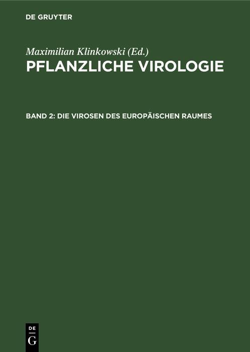 Produktbild: Die Virosen des europ&auml;ischen Raumes
