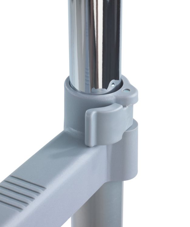 Produktbild: Kleiderst&auml;nder Mod. Twin Bars, h&ouml;henverstellbar, 4 Rollen