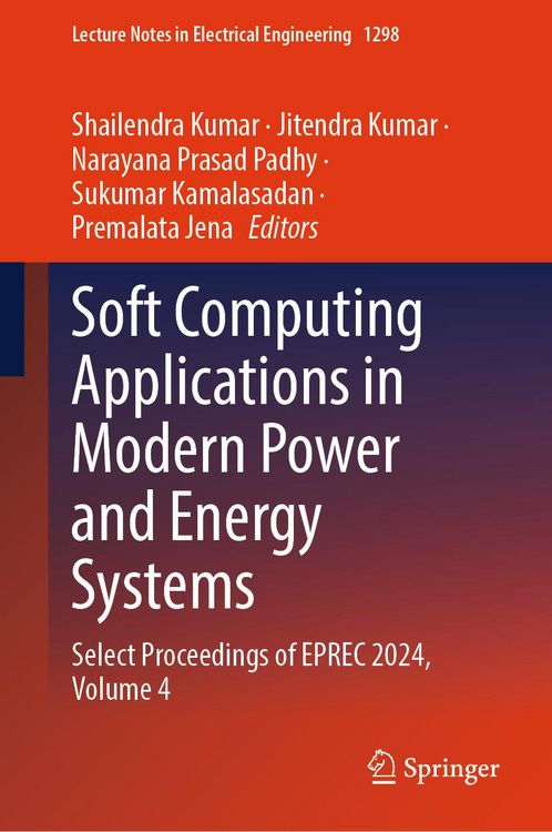 Produktbild: Soft Computing Applications in Modern Power and Energy Systems