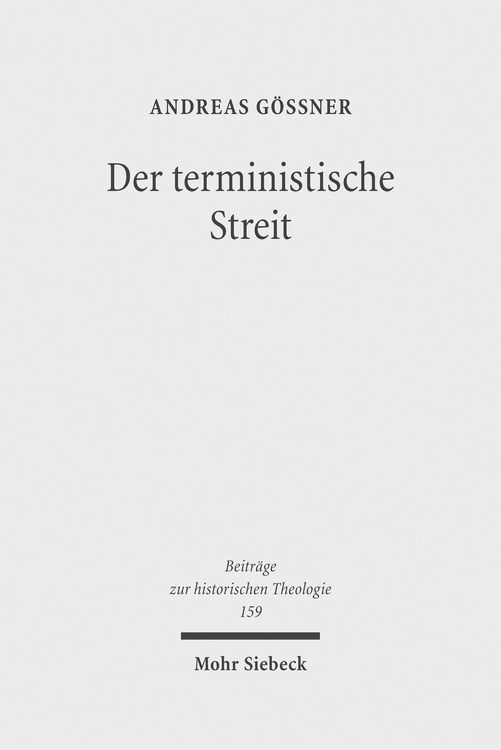 Produktbild: Der terministische Streit
