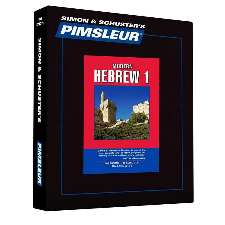 Produktbild: Pimsleur Hebrew Level 1 CD, 1: Learn to Speak and Understand Hebrew with Pimsleur Language Programs