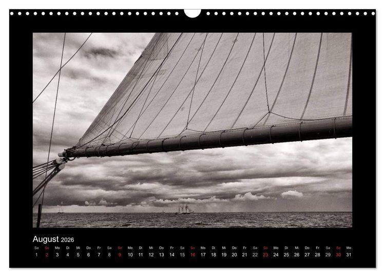 Produktbild: Segelschiffe auf der Ostsee (Wandkalender 2026 DIN A3 quer), CALVENDO Monatskalender