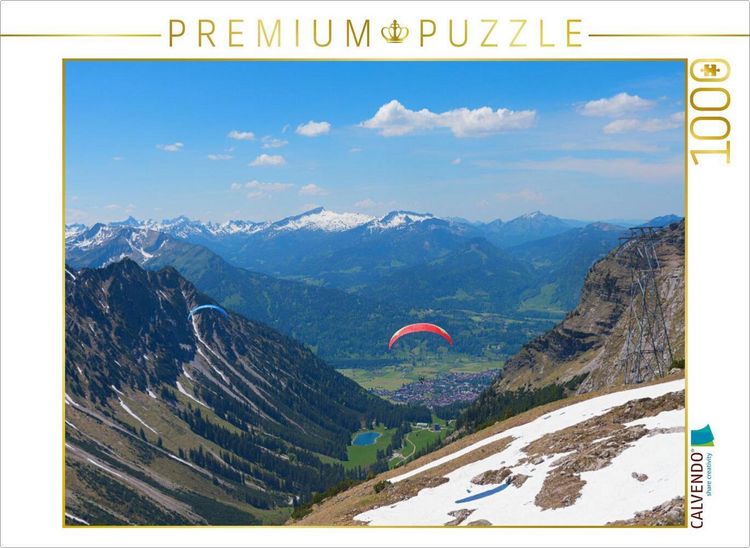 Produktbild: CALVENDO Puzzle Talblick vom Nebelhorn | 1000 Teile Lege-Gr&ouml;&szlig;e 64x48cm Foto-Puzzle f&uuml;r gl&uuml;ckliche Stunden
