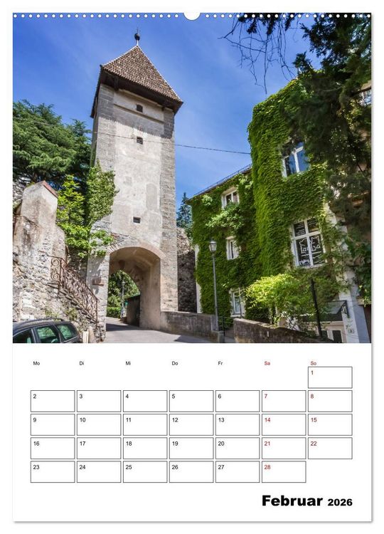 Produktbild: MERAN Terminplaner (Wandkalender 2026 DIN A2 hoch), CALVENDO Monatskalender