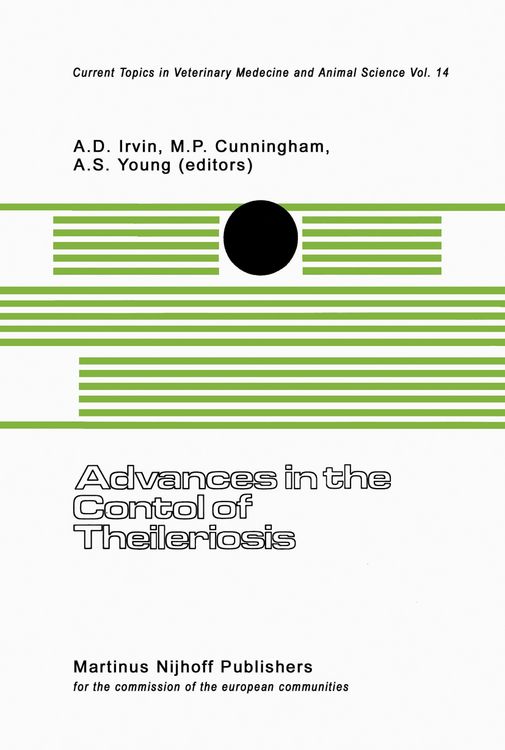 Produktbild: Advances in the Control of Theileriosis